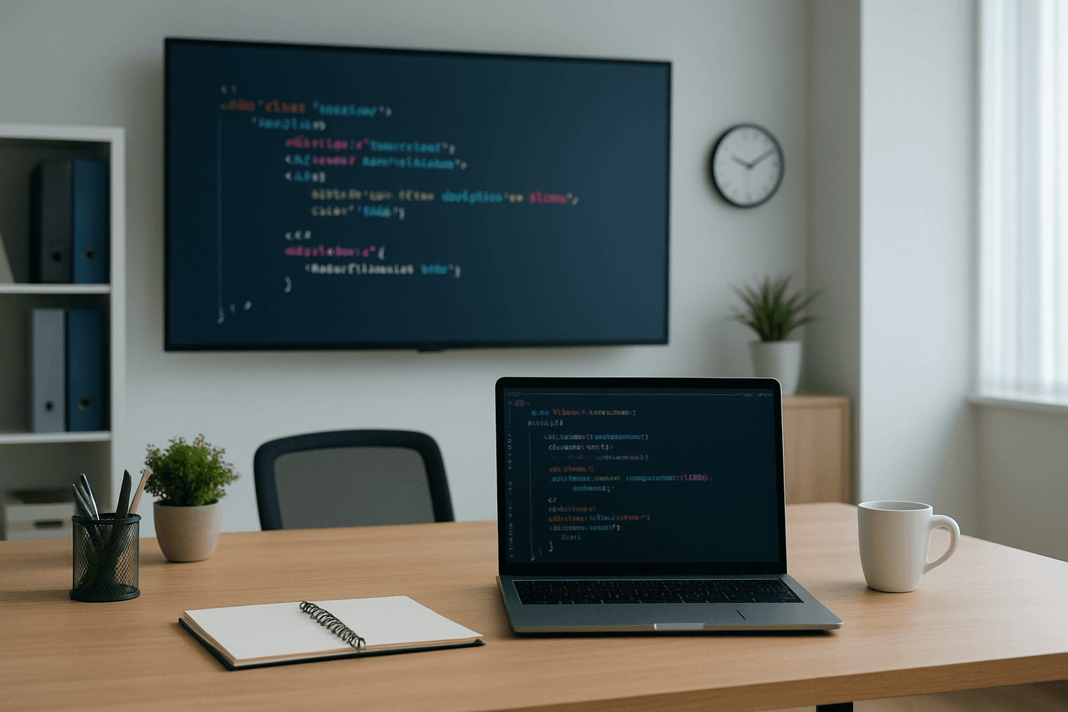 Web development illustration